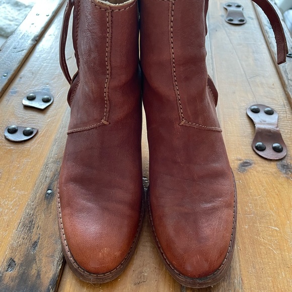 Acne Studio Pistol cognac leather booties!!! Gorgeous - Picture 6 of 8